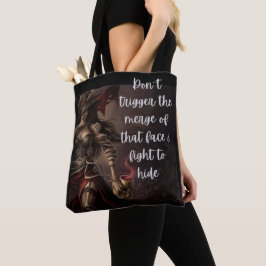 The Beast Beyond My Mask Tote Bag