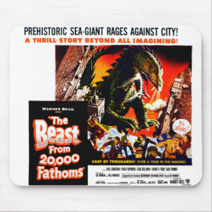 The Beast: From 20.000 Fathoms Mousepad Muismat