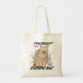 The Beast Inside Me funny meme bag Tote Bag