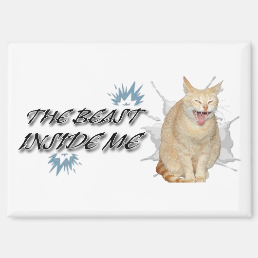 The Beast Inside Me Magneet (Voorkant)