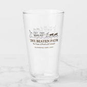 The Beaten Path Restaurant, Lemont, IL Glas (Achterkant)