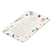 The Beatitudes Matthew 5:3–12 Floral Scripture Magneet (Linkerzijde)