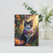 the beautiful cat briefkaart (Staand voorkant)