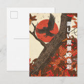 The Beautiful Landscape Colors Aankondigingskaart (Voorkant / Achterkant)