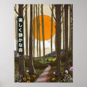 The Beautiful quiet forest Poster (Voorkant)