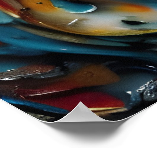 The Beauty from the Wall Poster (Hoek)