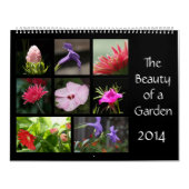 The Beauty of a Garden, 2014 Flower Calendar Kalender (Hoes)