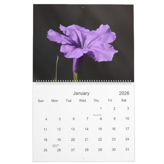 The Beauty of a Garden, 2014 Flower Calendar Kalender (Jan 2026)