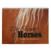 The Beauty of Horses 2011 Flip Kalender (Hoes)
