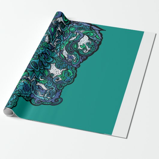 The beauty of nature cadeaupapier (Uitgerold)