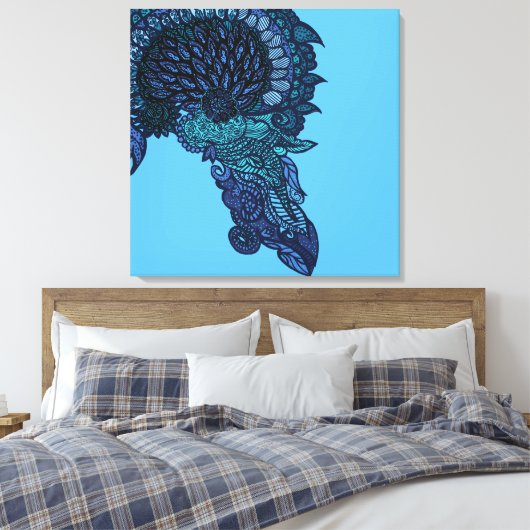 The beauty of nature in your home canvas afdruk (Insitu (Slaapkamer))