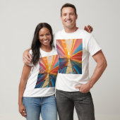 The beauty of the sunset on canvas t-shirt (Unisex)
