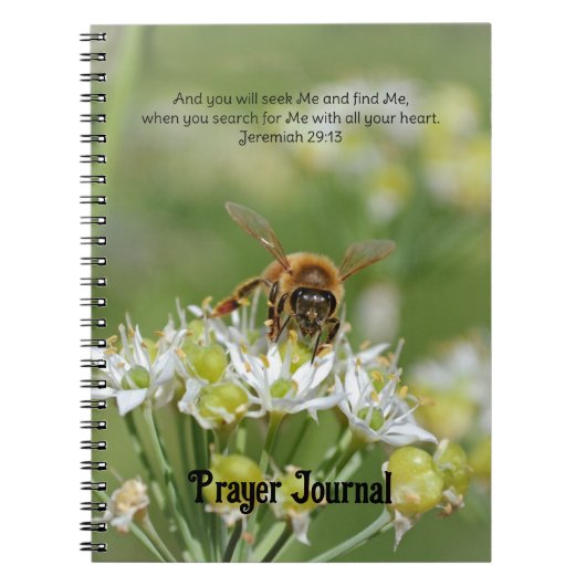 The Bee Searing Faith Prayer Journal Notitieboek (Voorkant)