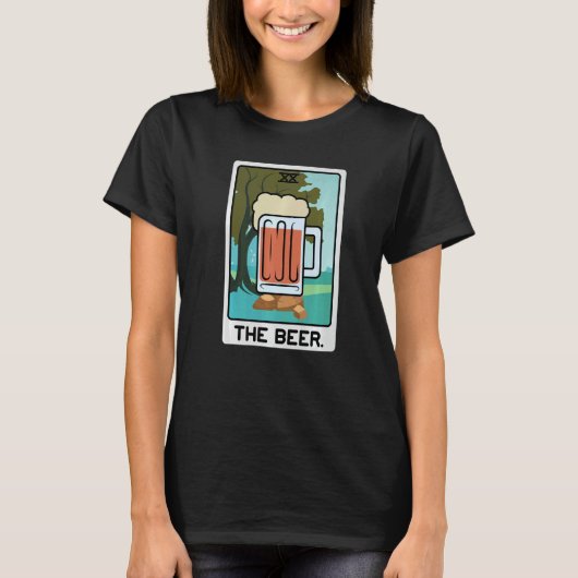 The Beer Alcoholic Person   T-shirt (Voorkant)