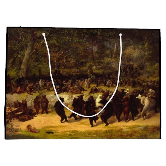 The Beer Dance, 1870, van William Holbrook Beard Groot Cadeauzakje (Achterkant)