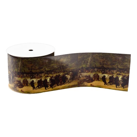 The Beer Dance, 1870, van William Holbrook Beard Grosgrain Lint (Spoel)