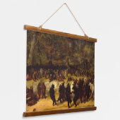 The Beer Dance, 1870, van William Holbrook Beard Hangend Wandkleed (Gebogen)