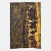 The Beer Dance, 1870, van William Holbrook Beard Theedoek (Verticaal)