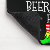 The Beer Lover Elf Matching Family Christmas Drink Muismat (Hoek)