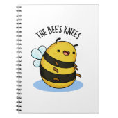 The Bees Knees Grappige Hommel Stijl Notitieboek (Voorkant)
