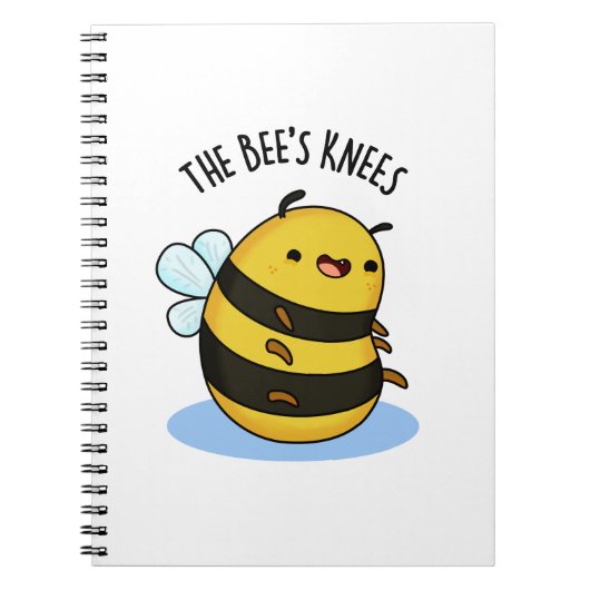 The Bees Knees Grappige Hommel Stijl Notitieboek (Voorkant)