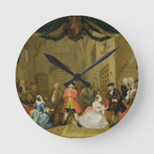 The Beggar's Opera, Scene III, Act XI, 1729 (oil o Ronde Klok
