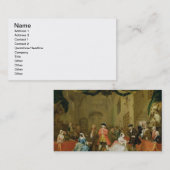 The Beggar's Opera, Scene III, Act XI, 1729 (oil o Visitekaartje (Voorkant / Achterkant)