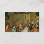 The Beggar's Opera, Scene III, Act XI, 1729 (oil o Visitekaartje (Achterkant)