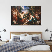 The Beginning of the Lie Canvas Afdruk (Insitu (Slaapkamer))