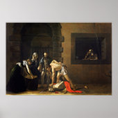 The Beheading of Saint John by Caravaggio - Poster (Voorkant)