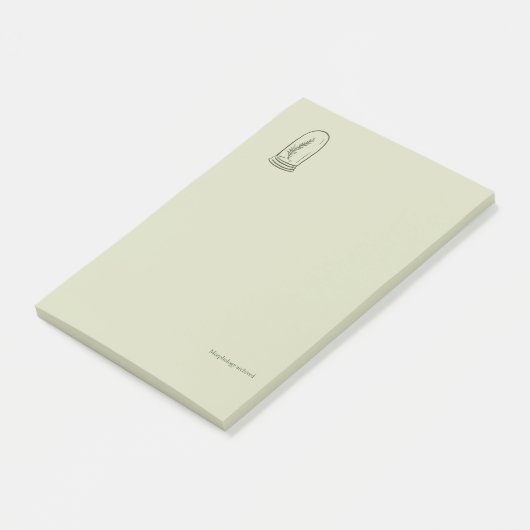 The Bell Jar- Botanists Pause- Minimal Post-it® Notes (Schuin)