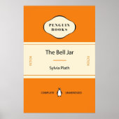 The Bell Jar by Sylvia Plath Penguin Classic Hoesj Poster (Voorkant)