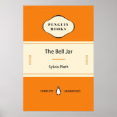The Bell Jar by Sylvia Plath Penguin Classic Hoesj Poster (Voorkant)