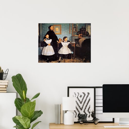 The Bellelli Family by Edgar Degas, Poster (Thuiskantoor)