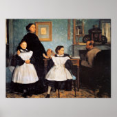 The Bellelli Family by Edgar Degas, Poster (Voorkant)