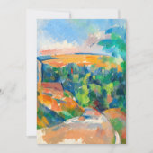 The Bend in the Road van Paul Cezanne Bedankkaart (Voorkant)