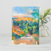 The Bend in the Road van Paul Cezanne Bedankkaart (Staand voorkant)