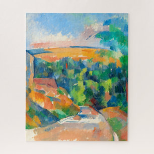 The Bend in the Road van Paul Cezanne Legpuzzel
