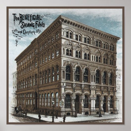 The Beneficial Saving Club - Philadelphia Poster (Voorkant)