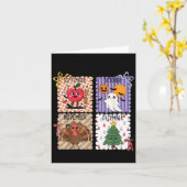 The ber Months Back To School Halloween Thanksgivi Kaart (Gele Bloem)