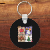 The ber Months Back To School Halloween Thanksgivi Sleutelhanger (Voorkant)