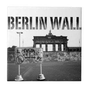 The Berlin Wall Germany 1989 - Pro Photo Tegeltje