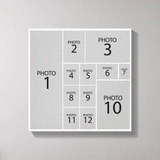 The Best Collage Maker Create 12 photos Canvas Afdruk