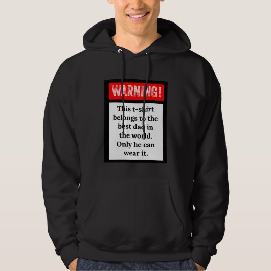 The Best Dad In the World Hoodie (Voorkant)