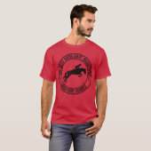 The Best Dads Have Daughters Who Ride Horses Fathe T-shirt (Voorkant volledig)