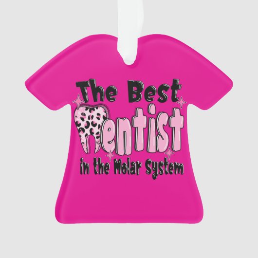 The Best Dentist in the Molar System Christmas Ornament (voorkant)