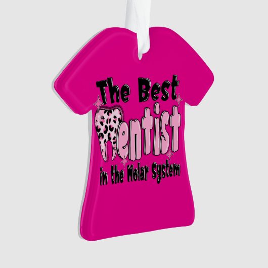 The Best Dentist in the Molar System Christmas Ornament (voorkant)