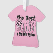 The Best Dentist in the Molar System Christmas Ornament (voorkant)