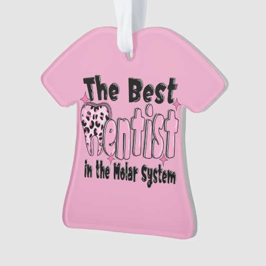 The Best Dentist in the Molar System Christmas Ornament (voorkant)