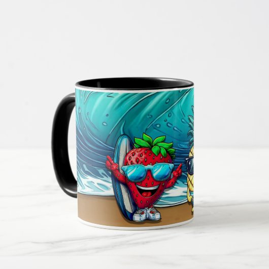 THE BEST FRIENDS STRAWBERRY AND PINEAPPLE MOK (Voorkant links)